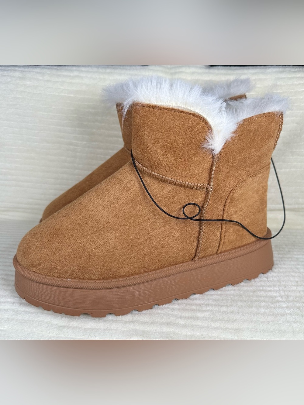 Pop Big Girls Gognac Selara Winter Boots NWT Size 5